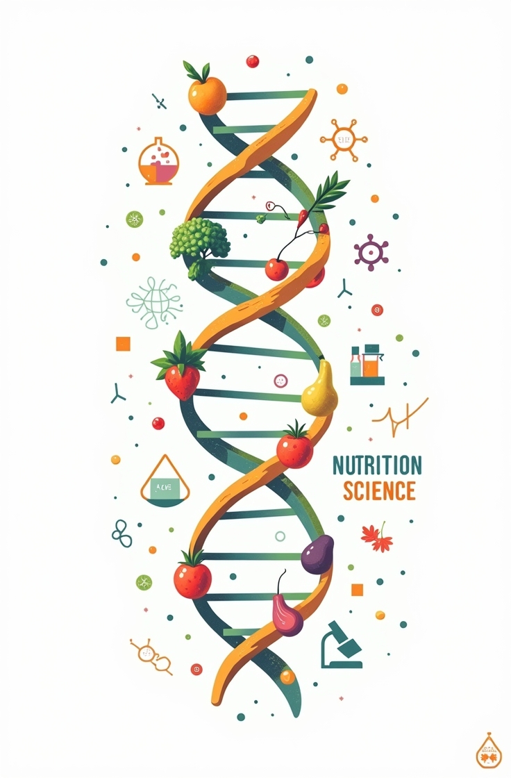 Colorful plate of nutrient-rich foods